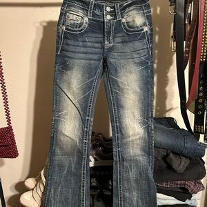 Miss Me Mid Rise Bootcut Jeans Size 22